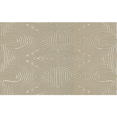 Lee Jofa Modern GWF-3708.1611.0 Julia Emb Multipurpose Fabric in Flax/silver/Metallic/Beige/Neutral