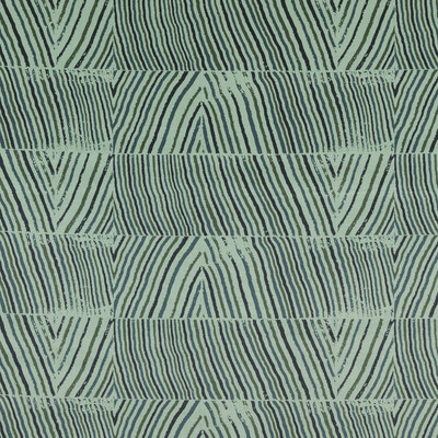 Lee Jofa Modern GWF-3721.535.0 Post Velvet Multipurpose Fabric in Aegean/Multi/Mint/Blue