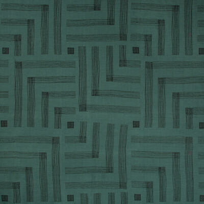Groundworks GWF-3726.358.0 Pastiche Multipurpose Fabric in Spruce/jet/Teal/Teal