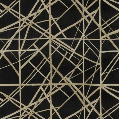 Lee Jofa Modern GWF-3731.811.0 Channels Velvet Multipurpose Fabric in Onyx/almond/Multi/Black/Beige