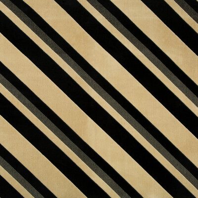 Groundworks GWF-3732.168.0 Sereno Stripe Upholstery Fabric in Malt/onyx/Beige/Black/Multi