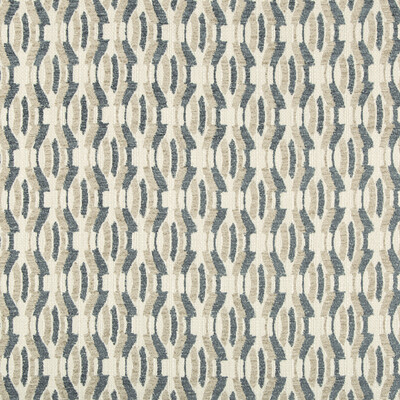 Groundworks GWF-3748.5.0 Agate Weave Upholstery Fabric in Sea Wave/Multi/Blue/Taupe