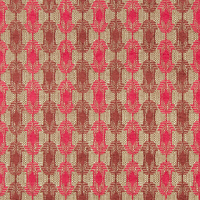 Lee Jofa Modern GWF-3751.19.0 Quartz Weave Upholstery Fabric in Cerise/Multi/Red/Burgundy