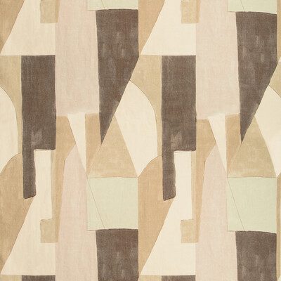 Lee Jofa Modern GWF-3752.167.0 District Multipurpose Fabric in Silt/Multi/Beige/Pink