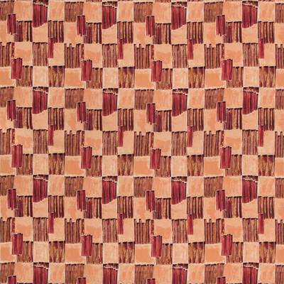 Groundworks GWF-3753.119.0 Lyre Multipurpose Fabric in Fiery/Red/Coral