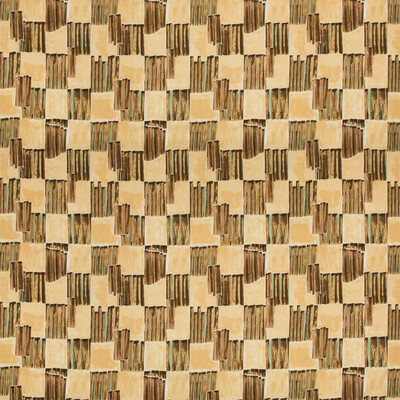 Lee Jofa Modern GWF-3753.166.0 Lyre Multipurpose Fabric in Bronzed/Bronze/Brown
