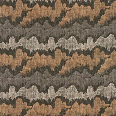 Lee Jofa Modern GWF-3755.811.0 Cascadia Multipurpose Fabric in Noir/Black/Charcoal