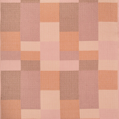 Lee Jofa Modern GWF-3756.179.0 Gridlock Multipurpose Fabric in Cinnamon/Pink