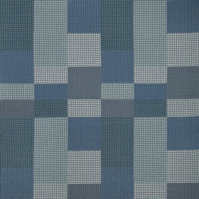 Lee Jofa Modern GWF-3756.515.0 Gridlock Multipurpose Fabric in Admiral/Blue