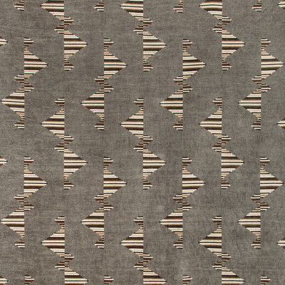 Groundworks GWF-3758.216.0 Arcade Upholstery Fabric in Smoke/Charcoal/Grey