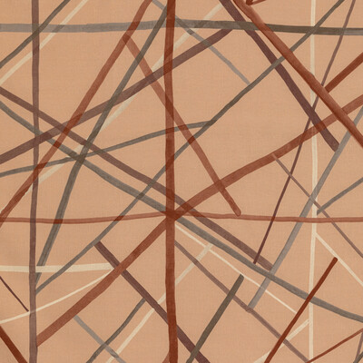Lee Jofa Modern GWF-3771.1112.0 Simpatico Print Multipurpose Fabric in Faded Terracotta/Coral/Salmon/Orange