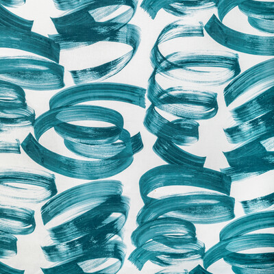 Lee Jofa Modern GWF-3773.35.0 Laryo Print Multipurpose Fabric in Lagoon/Teal