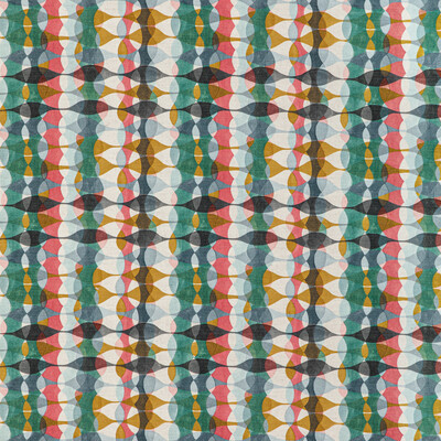 Lee Jofa Modern GWF-3775.73.0 Overtone Print Multipurpose Fabric in Multi/Pink/Green