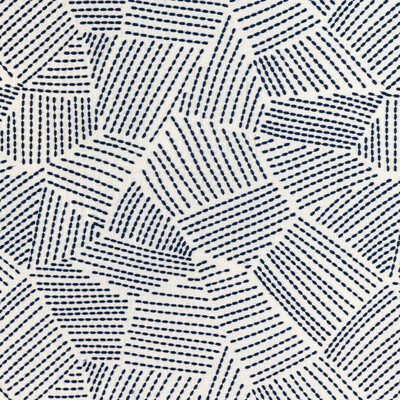 Lee Jofa Modern GWF-3776.50.0 Chord Embroidery Drapery Fabric in Sea/Dark Blue/Indigo/Blue