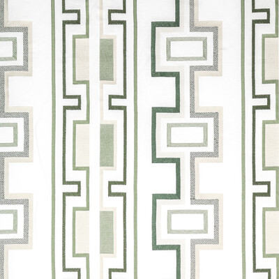 Lee Jofa Modern GWF-3779.30.0 Tritone Embroidery Multipurpose Fabric in Sage/Green
