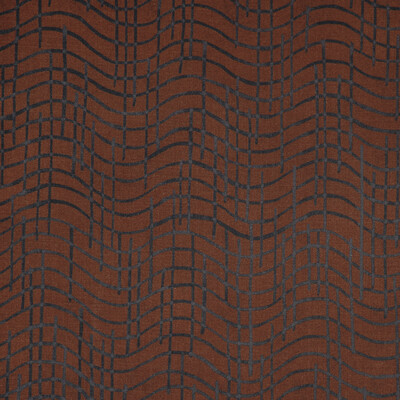 Lee Jofa Modern GWF-3789.24.0 Dada Multipurpose Fabric in Russet/Rust/Black/Red