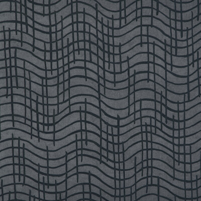 Lee Jofa Modern GWF-3789.821.0 Dada Multipurpose Fabric in Gunmetal/Black/Grey