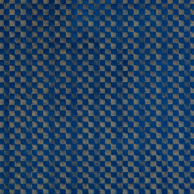 Lee Jofa Modern GWL-3701.540.0 Delux Upholstery Fabric in Cadet/gold/Blue