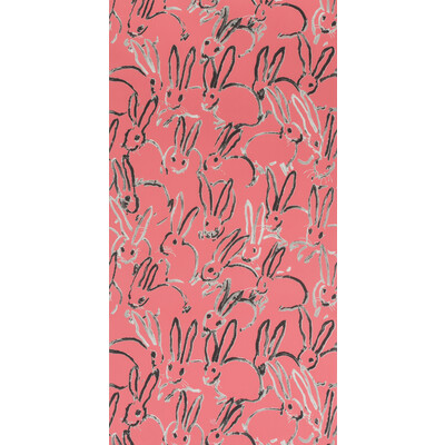 Groundworks GWP-3413.17.0 Hutch Wallcovering in Pink