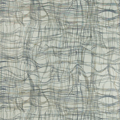 Lee Jofa Modern GWP-3716.155.0 Entangle Paper Wallcovering in Mist/Light Blue/Blue