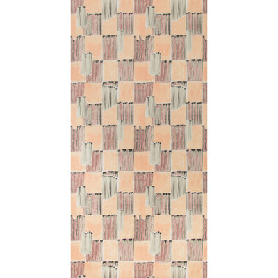 Groundworks GWP-3722.117.0 Lyre Paper Wallcovering in Blushing/Pink/Coral