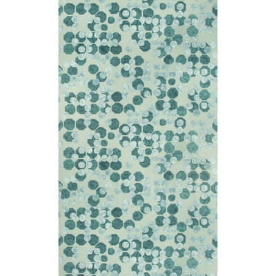 Lee Jofa Modern GWP-3724.135.0 Hex Paper Wallcovering in Lagoon/Turquoise/Teal