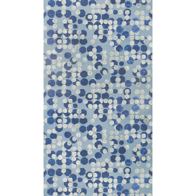 Lee Jofa Modern GWP-3724.505.0 Hex Paper Wallcovering in Marine/Blue