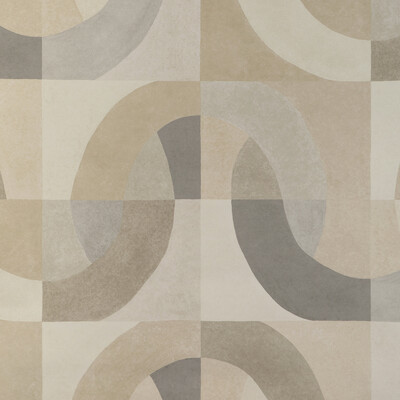 Groundworks GWP-3731.1611.0 Colonnade Paper Wallcovering in Parchment/Beige/Grey
