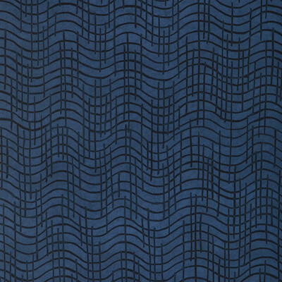 Groundworks GWP-3732.850.0 Dada Paper Wallcovering in Denim/Blue/Dark Blue