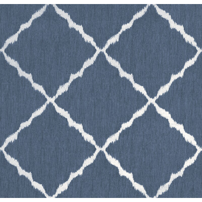 Kravet Basics IKATSTRIE.5.0 Ikat Strie Multipurpose Fabric in Blue , Ivory , Indigo