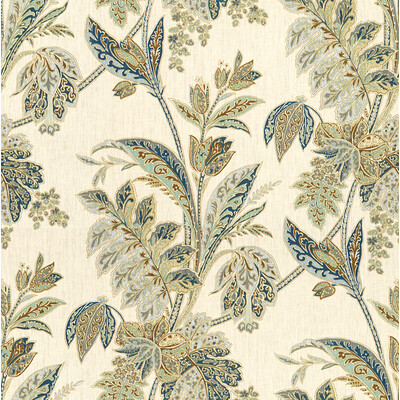 Kravet Design ISHANA.516.0 Ishana Multipurpose Fabric in Indigo/Ivory/Dark Blue/Slate