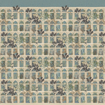 Kravet Couture JMW1005.01.0 Abandoned Arches Wallcovering in Blue/Grey