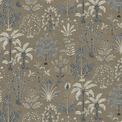 Kravet Couture Jmw1023.11.0 Cynthia Wp Wallcovering in Brown/Blue