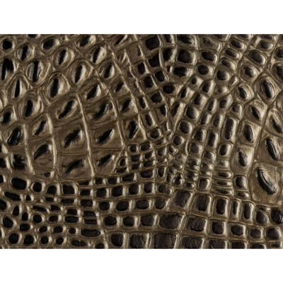 Kravet Couture L-GATOR.811.0 Gator Upholstery Fabric in Black , Grey , Smoked Pearl