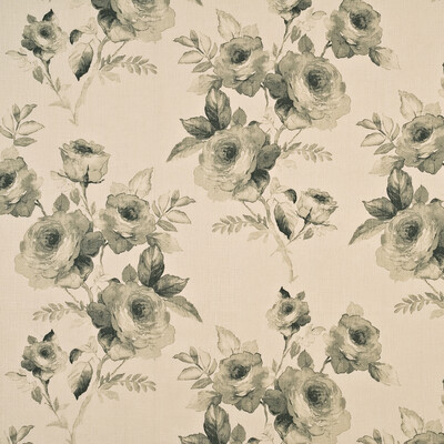 Baker Lifestyle LB50103.110.0 Salcombe Rose Drapery Fabric in Linen/White/Beige
