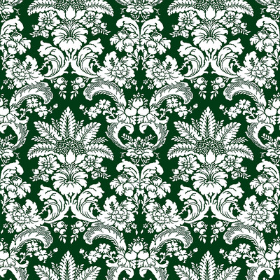 Gaston Y Daniela LCT1017.005.0 Grajal Multipurpose Fabric in Verde/Green/Emerald/Ivory