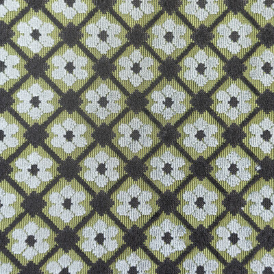 Gaston Y Daniela LCT1025.001.0 Fruela Upholstery Fabric in Verde/Multi/Green/Black