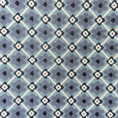 Gaston Y Daniela LCT1025.002.0 Fruela Upholstery Fabric in Azul/Multi/Turquoise/Grey