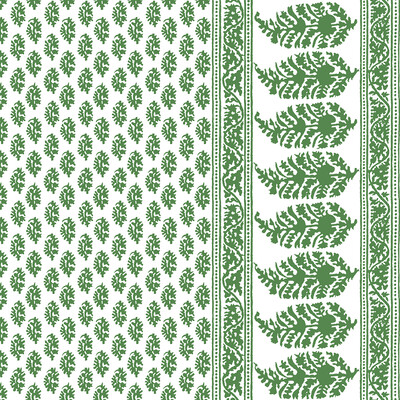 Gaston Y Daniela LCT1028.001.0 Aravaquita Multipurpose Fabric in Verde/Green/Ivory