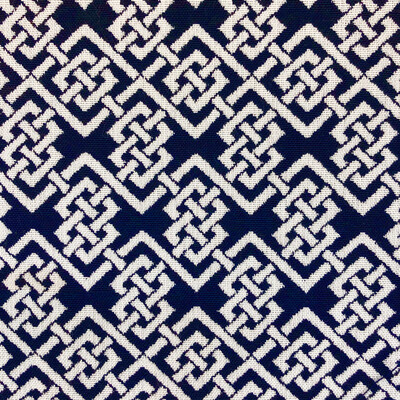 Gaston Y Daniela LCT1055.006.0 Ephraim Upholstery Fabric in Navy/Blue