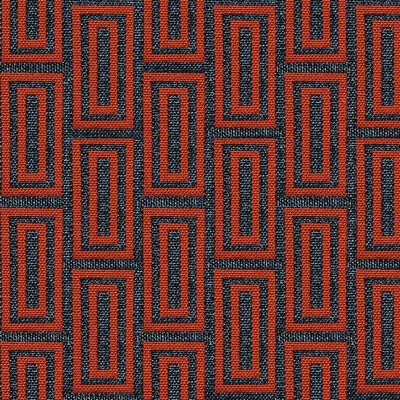 Gaston Y Daniela LCT1056.002.0 Caleb Upholstery Fabric in Gris/rojo/Grey