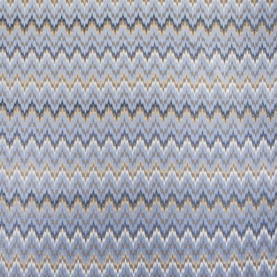 Gaston Y Daniela LCT1106.003.0 Alaior Upholstery Fabric in Azul/ocre/Blue/White/Gold