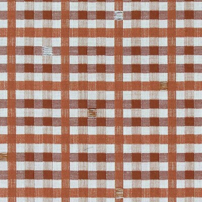Gaston Y Daniela LCT1130.004.0 Trajano Upholstery Fabric in Teja/White/Orange