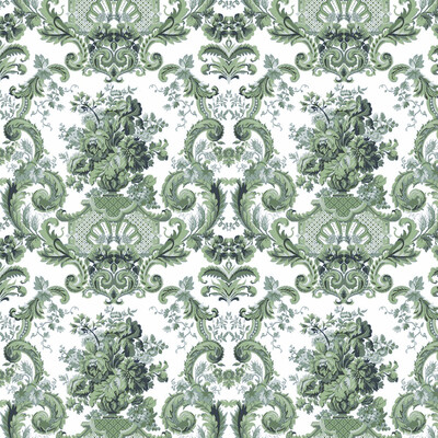 Gaston Y Daniela LCT5484.001.0 San Ildefonso Upholstery Fabric in Verde/Green/Grey/White