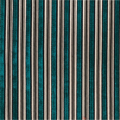 Gaston Y Daniela LCT5495.004.0 Eresma Upholstery Fabric in Oceano/Turquoise/Black/White