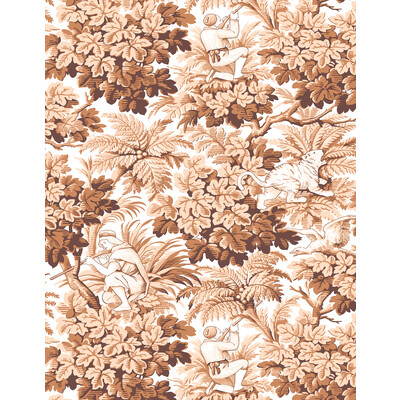 Gaston Y Daniela LCW1033.004.0 Vegacervera Wp Wallcovering Fabric in Cobre/Pink/Salmon