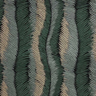 Kravet Couture LZ-30414.04.0 Plumage Multipurpose Fabric in Teal/Mineral/Metallic