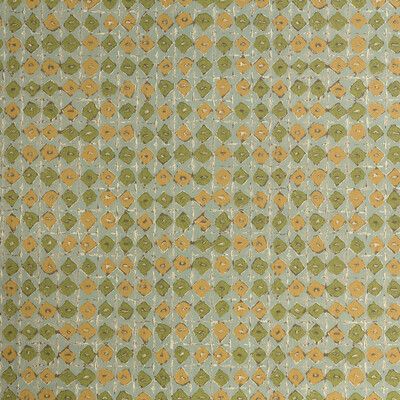 Kravet Design LZW-30193.03.0 Batik Wallcovering in Green , Turquoise