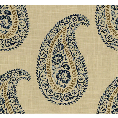 Kravet Design MADIRA.516.0 Madira Multipurpose Fabric in Beige , Indigo , Indigo