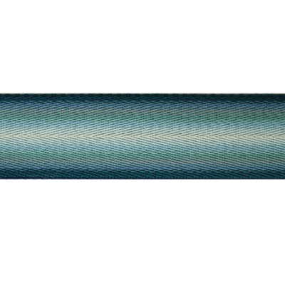 Lee Jofa Modern OMBRE.AQUA/BLUE.0 Ombre Trim Fabric in Aqua/blue/Light Green/Light Blue
